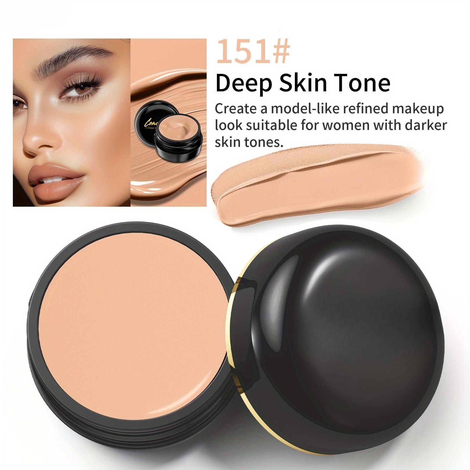 

Крем-консилер с полным покрытием — водостойкий, матовый, подходит для всех тонов кожи, скрывает шрамы и темные пятна, долговечный, многоцветный, формула на растительной основе