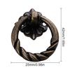 2pcs Zinc Alloy Drawer Handle Antique Twine Carved Cabinet Wardrobe Single Hole Mobile Door Handle Furniture Hardware Supplies