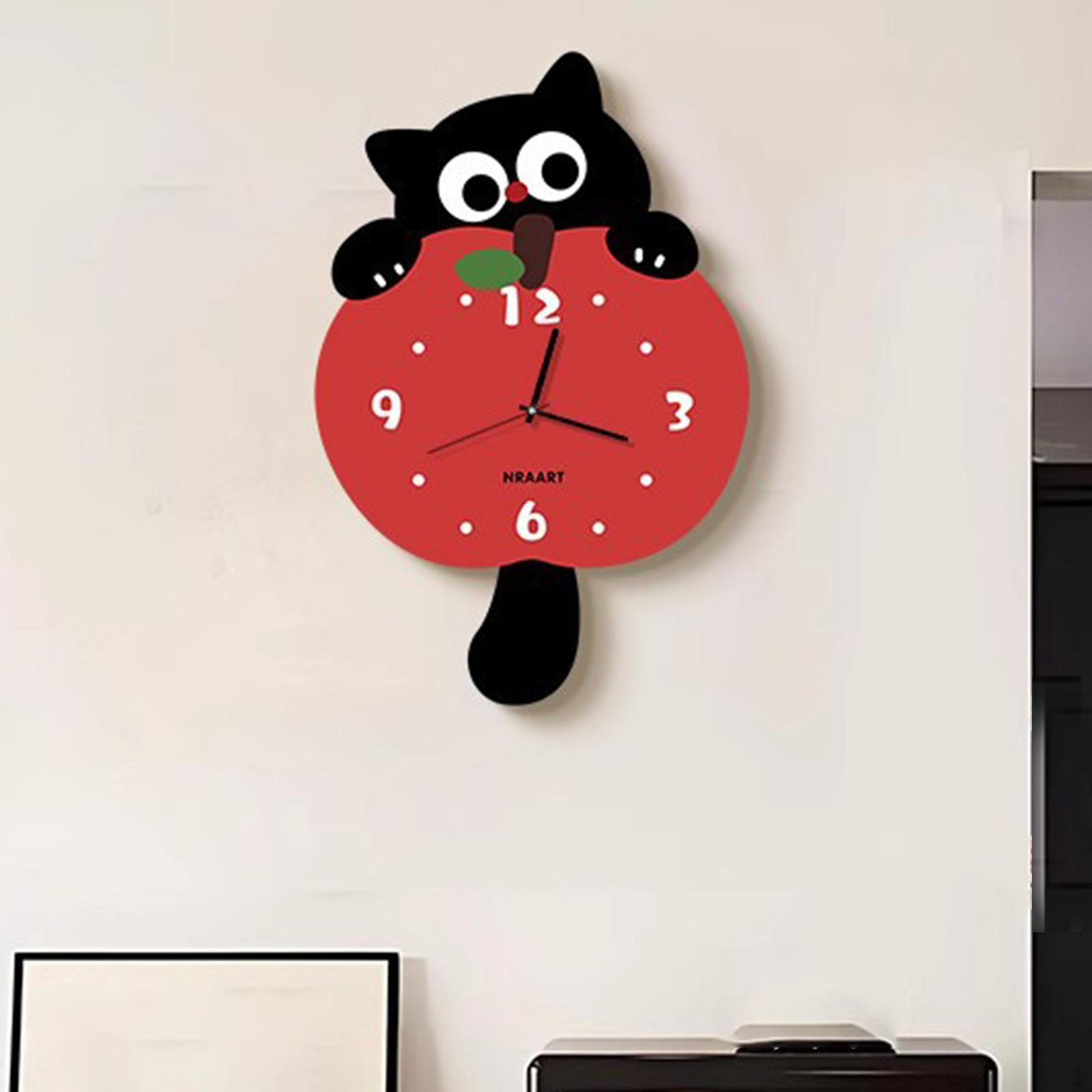 

Часы Настенное украшение Универсальный Милый Оригинальный Стильный Декоративный Бесшумный Не тикающий для кухни