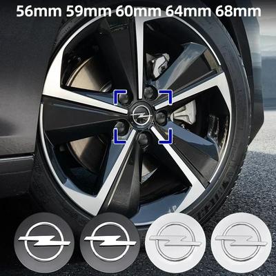 4pcs 56mm 60mm Wheel Center Cap Logo Hub Cover Badge Emblem for Insignia Astra J H G F Corsa Zafira Tigra Car Accessories