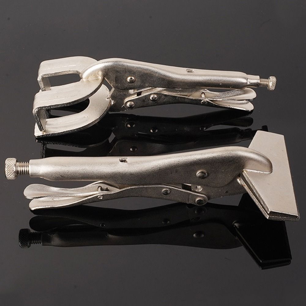 Adjustable Welding Clamp Pliers U-Shaped Jaw Locking Pliers Flat Nose Pliers  Family Emergency