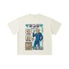 260 GSM Double Yarn 32 Count 100% Cotton One Piece V59 Sanji Print Unisex Heavy Cotton T Shirt