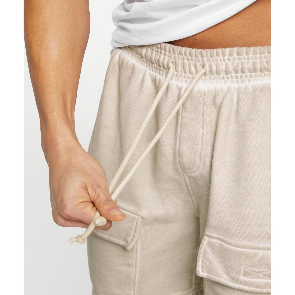 Gymshark Heavyweight Washed Cargo Shorts Pebble Grey A5a6e Gclb.