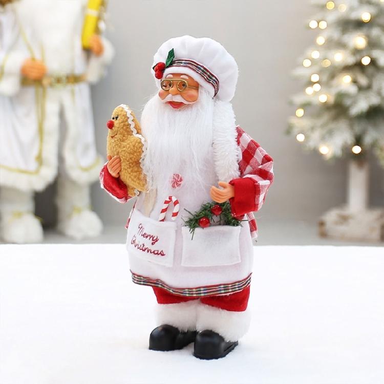 Uživatelsky přívětivé Vánoční kuchař Santa Dekorace Svátky se Santou Kuchař Dekorativní kousky pro kancelář a domácí oslavy