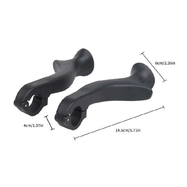 Mountain Bike Deputy Handle Replacement Horn Shaped Adjustable Handlebar Ends Bicycles Extension Handlebar Enduring