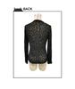 2026 Sexy Sling Dress with Bra & Stand Collar Mesh Top for Women