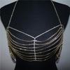 European And American Luxury Sexy Rhinestone Bra Chain High Sense Personalized Fringed Body Chain Jewelry Body Chain