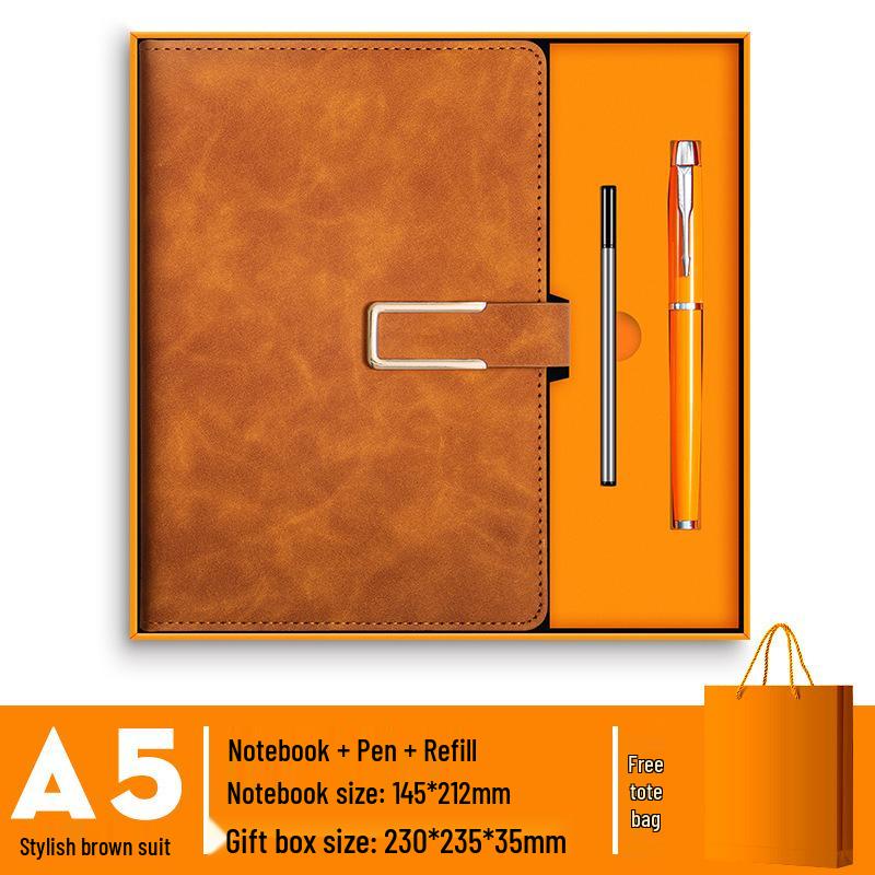 High-Grade Business Notebook Gift Set with Custom Logo Printing