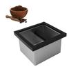 Open Bottom Espresso Knock Box Stainless Steel Desktop Knock Box  For Cafe