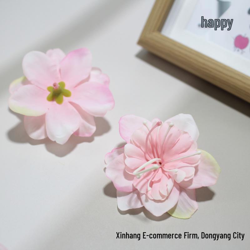 Silk Jasmine Flower Heads for Headdress, Cake & Photography Decorations, DIY Hairpin Craft