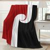 Colorful Maori Flag Theme Flannel Printed Blanket Suitable for All Seasons Suitable for Living Room Office Sofa and Travel