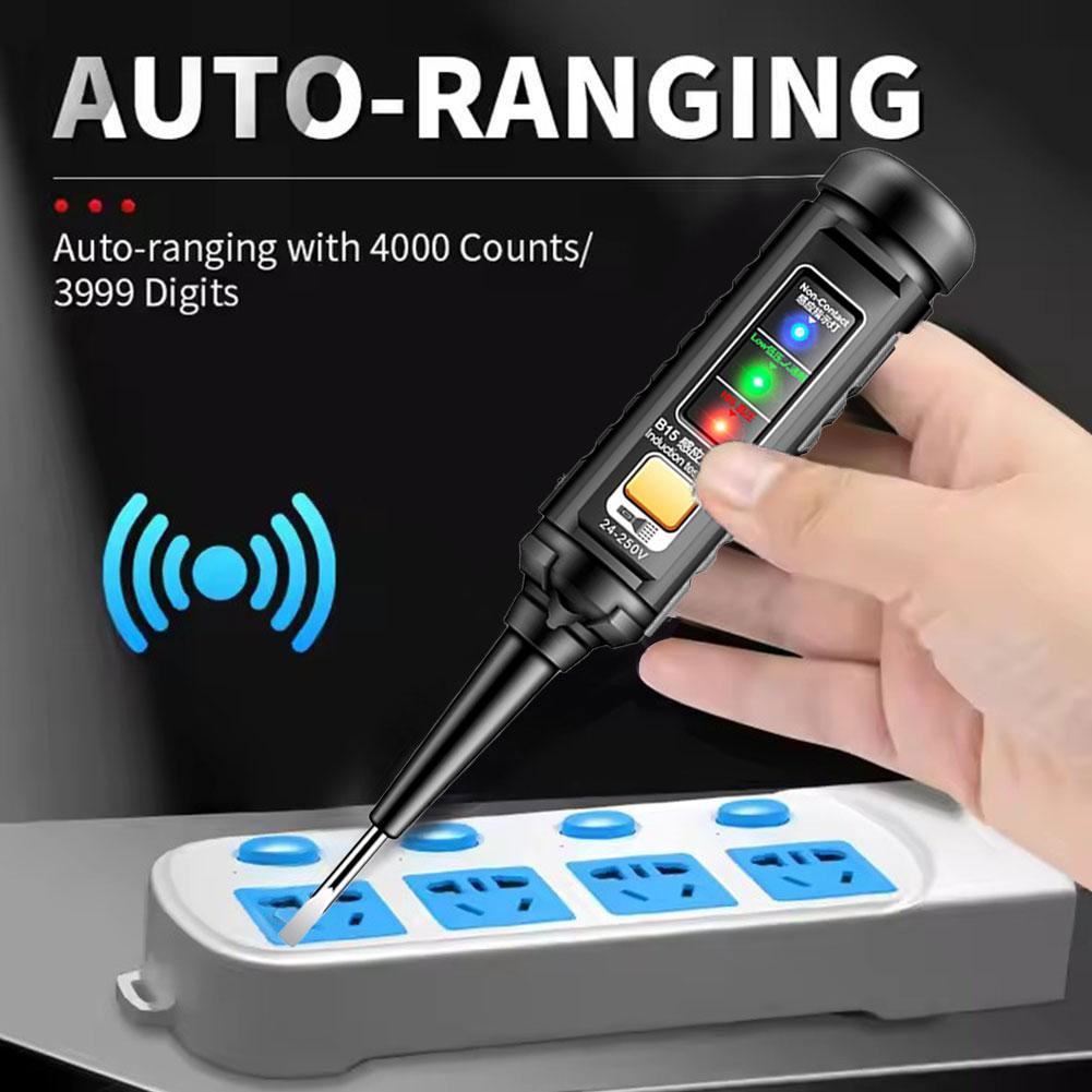 Multifunctional Tester Pen With Colored Light Voltage Detector Breakpoint Finder Electrician Special Testing Pen