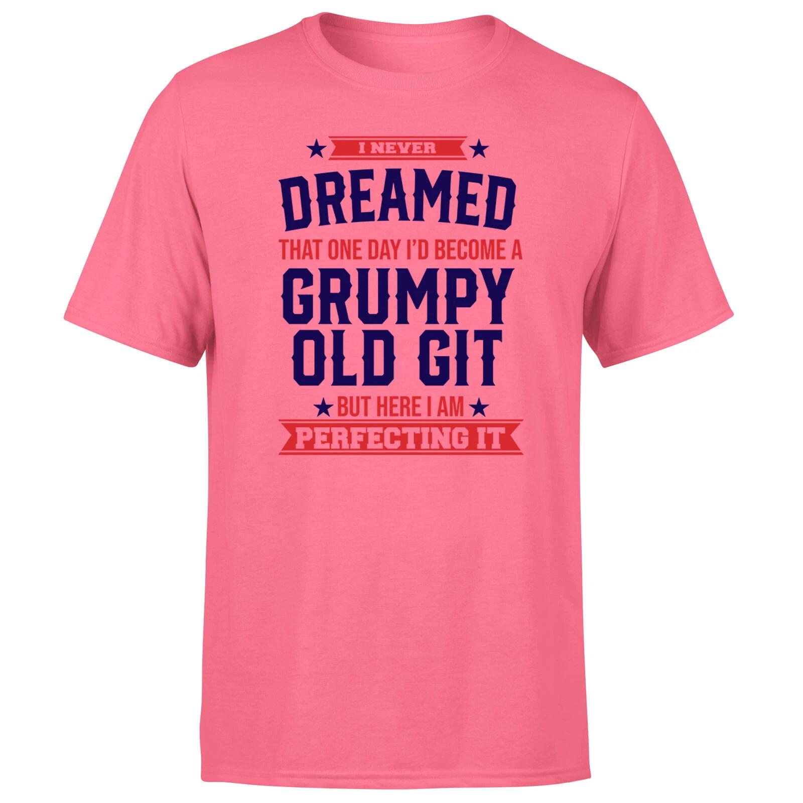 Perfecting Grumpy Old Git Mens T shirt for Him Dad Grandad Tee S