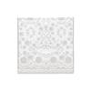 JILL STUART Dolce Towel Handkerchief, Gray, Flower, Un-twisted "Fulfy Cotton", Approx. 25x25cm