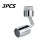 720 Degree Universal Faucet Washbasin Faucet Extension Adapter Aerator Splash Proof Rotating Water Saving ABS Plastic Faucet