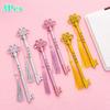 3pcs Creative Key Pen Tassel Pendant Gel Pen Student Office Black Pens Kawaii Stationary Creativity  Retro