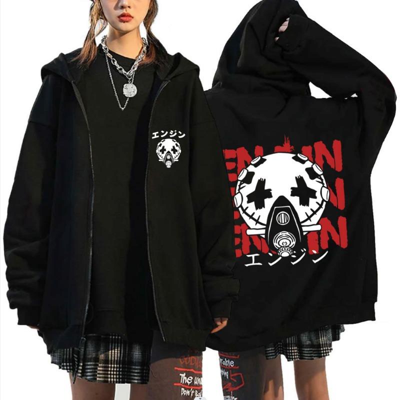 Anime Gachiakuta Jabber Wonger Zanka Zip Up Hoodies Men Women Cartoon Manga Oversized Sweatshirt Men's Zipper Hoodies Jacket