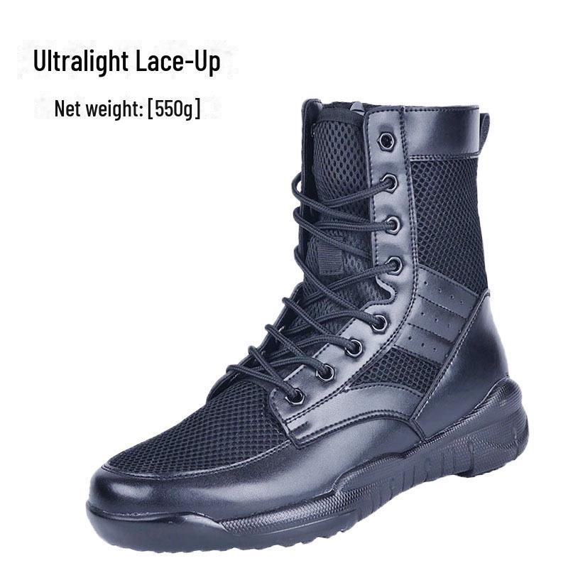 

Лето 2025 г. Ботинки унисекс из дышащей сетки: Обувь для тренировок и безопасности на открытом воздухе с высоким берцем 45