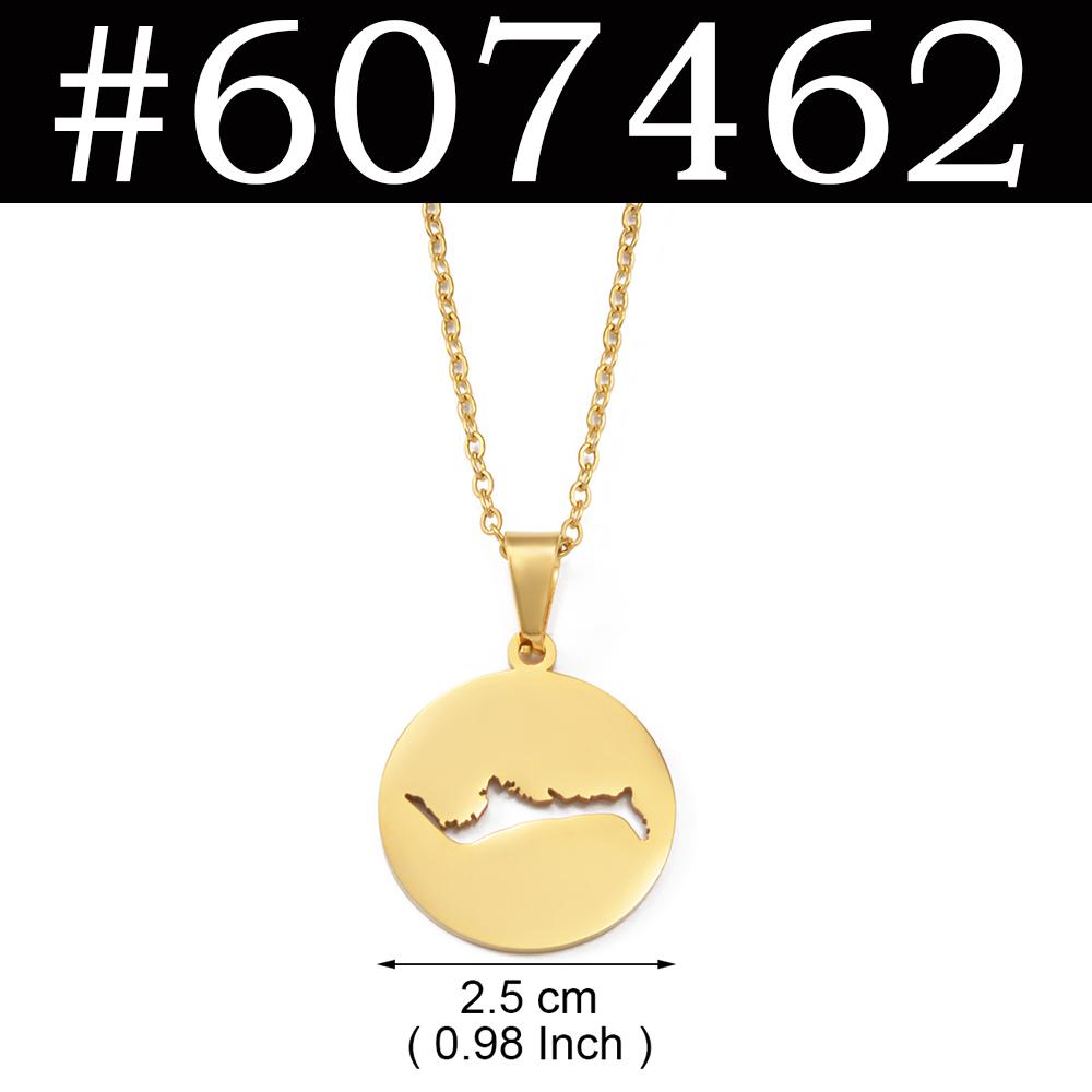 Anniyo Bahamas Andros Nassau Island Map Eleuthera Island Grand Bahama Jewelry #115921 45cm OR 17.7 Inches