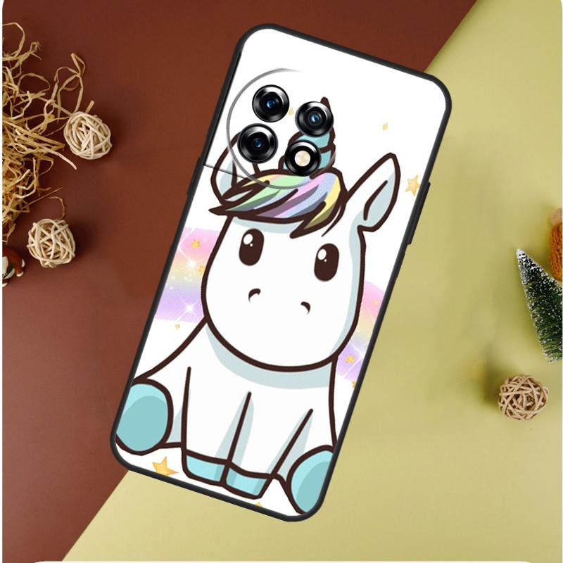 Carino Unicorno Arcobaleno Per OnePlus 13 12 11 12R 13R 9 10 Pro 8T 9RT 10T 10R Nord 4 CE 2 3 Lite N20 N30 Custodia per Telefono