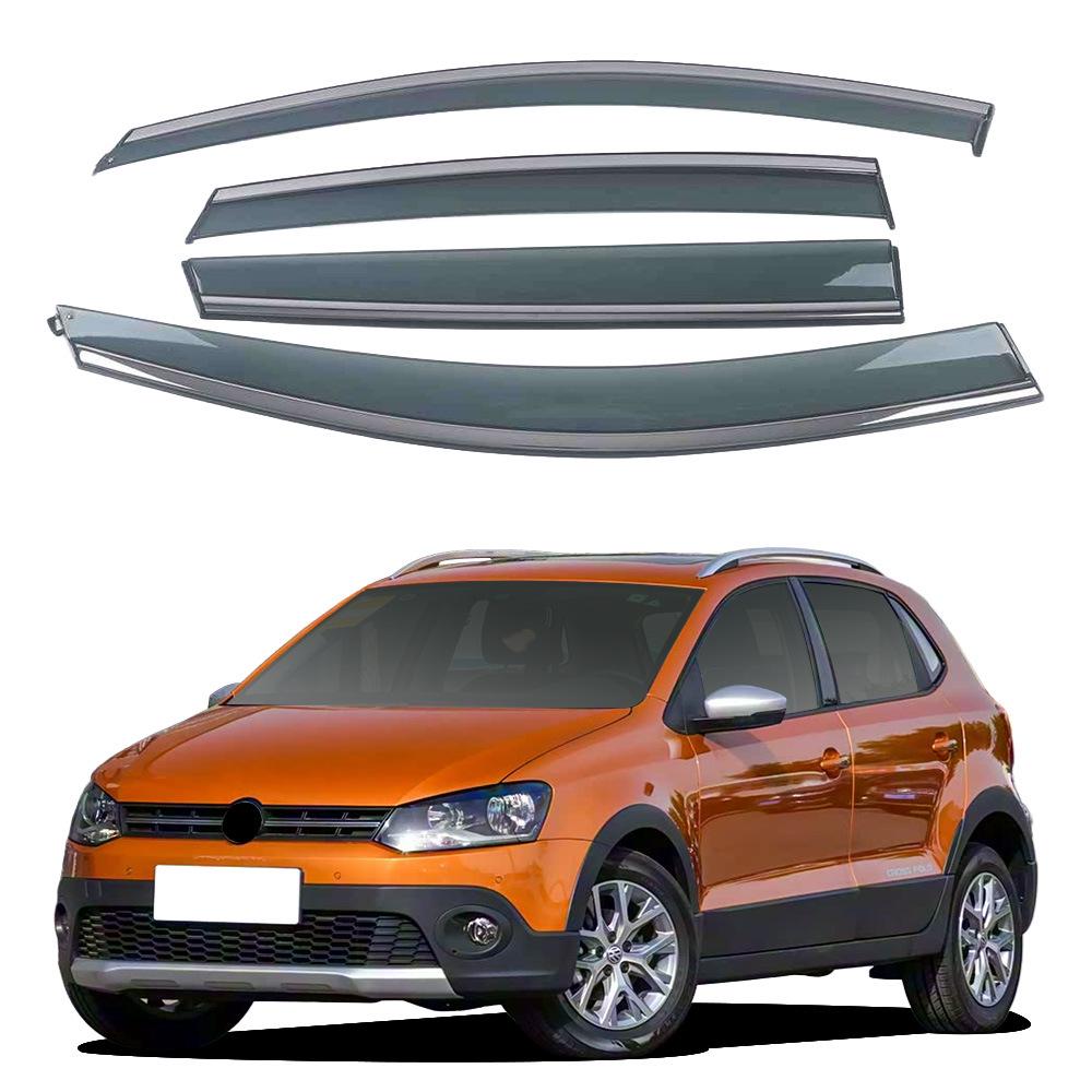 Rain Guards & Deflectors for VW Polo Hatchback (2011-2018) - Bright Strips, Window Visors