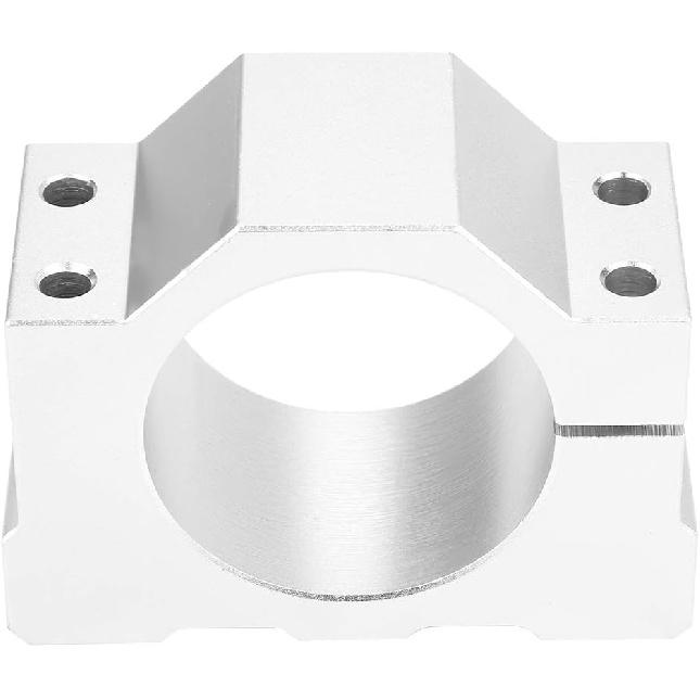 Spindle Motor Clamp, 52mm Diameter Aluminum Spindle Motor Spindle Motor Holder Mount Bracket Clamp with 4 Screws for CNC Router Engraving Machine