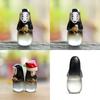 Gold Cute Cartoon No Face Man Imitation Glass Model Ornament For Decor Desktop