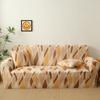 Milk Silk Sofa Cushion Printing All-inclusive Solid Color Lazy Cover Elastic Three-person Sofa Cover