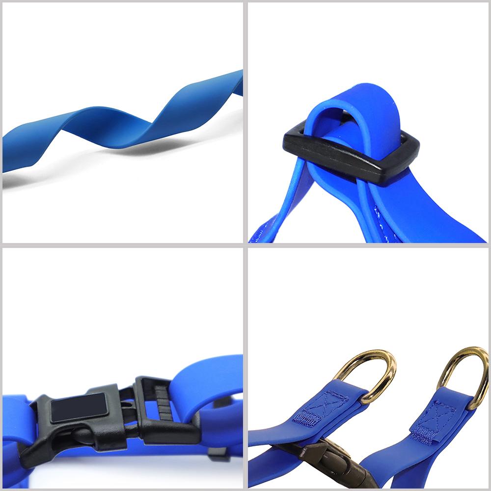 PVC Dog Harness Vest Outdoor Pet Harness Chest Strap for Small Medium Large Dog Waterproof