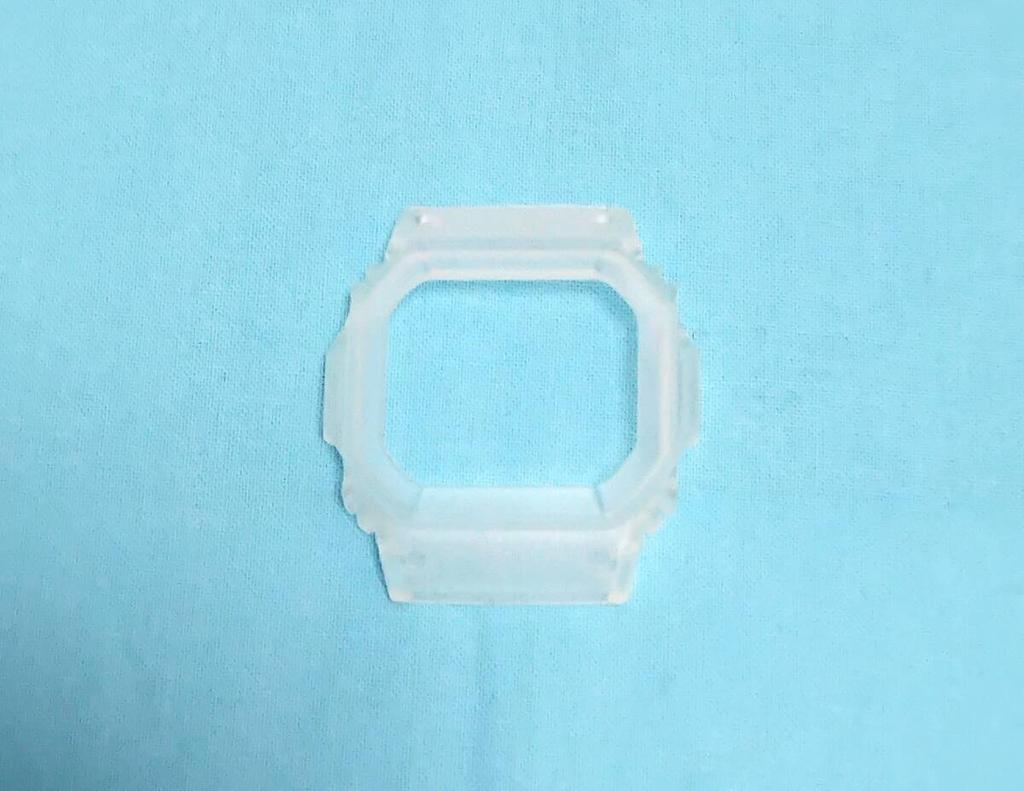 CASIO Bezel and Strap Clear Compatible Speed G-SHOCK GW-M5610 GW-M5600 G-5600E GLX-5600 Set, Skeleton, Parts