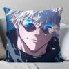 1Pc Satoru Gojo Anime Jujutsu Kaisen Pillow Case Square Pillow Bedroom Sofa Leisure Cushioncar Living Room Home Decoration 40X40
