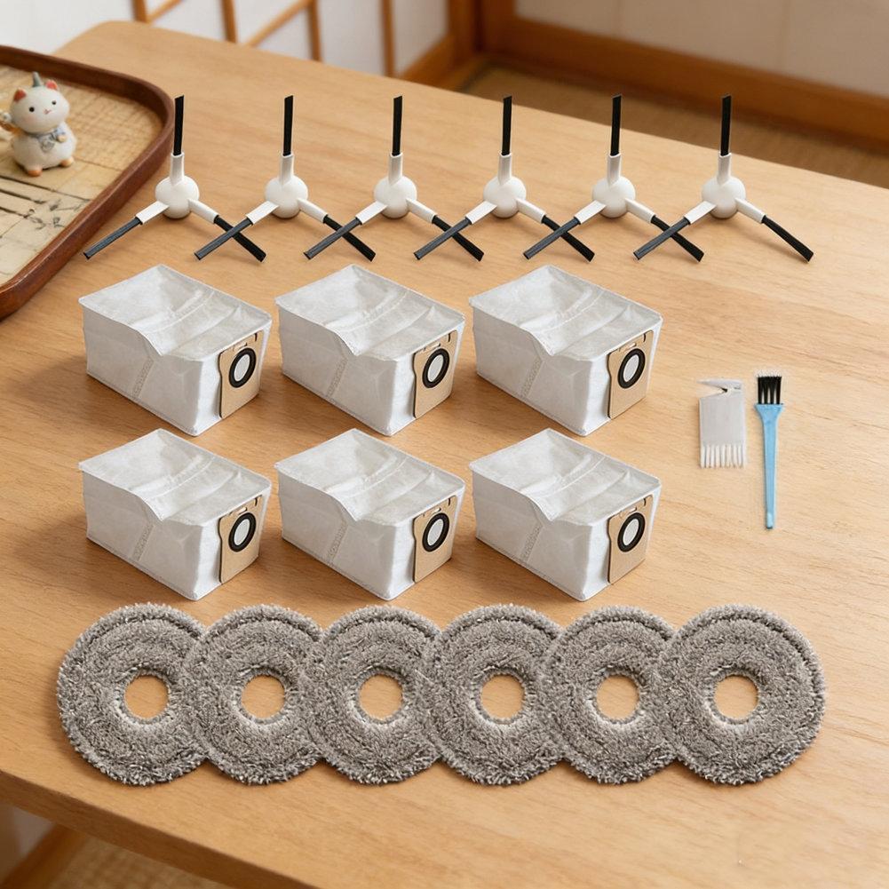 4 Dust Bags Included Robot Vacuum Kit 4 Side Brushes Included