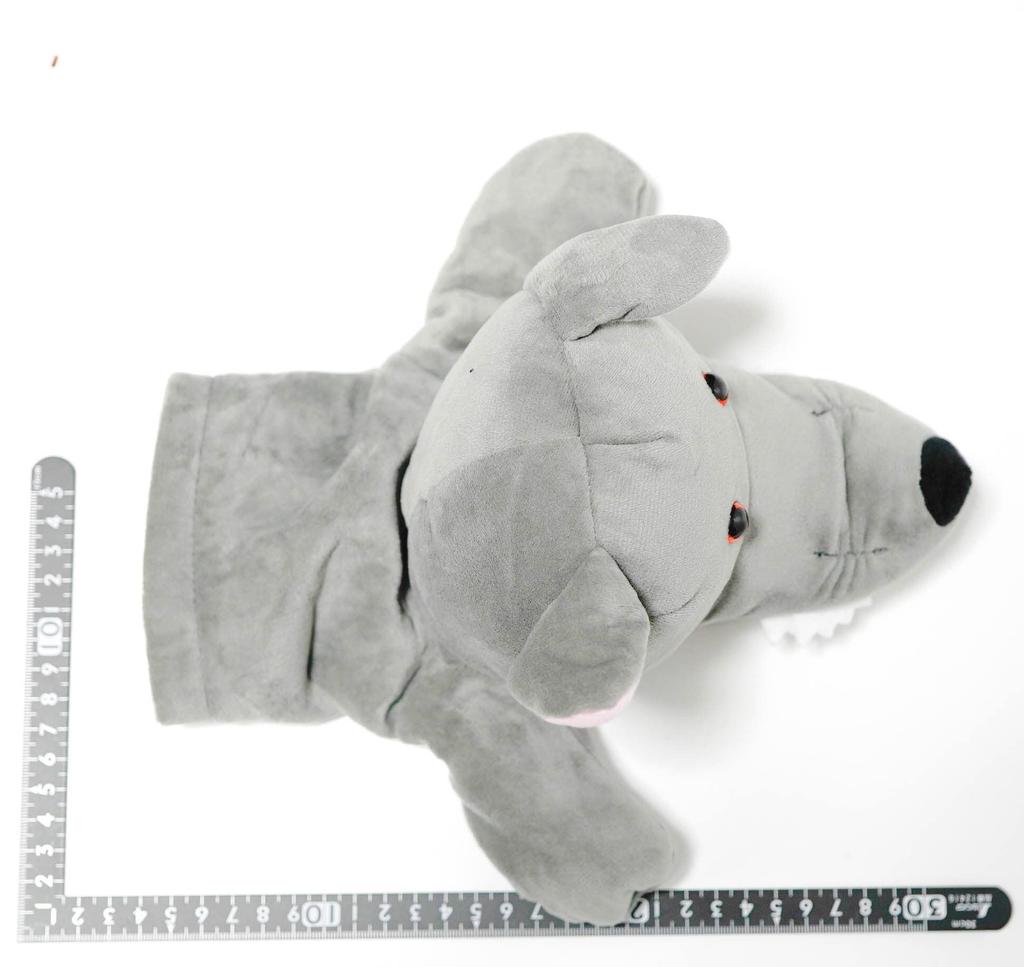 Wolf Puppet, Ventriloquism Gloves, Plush Toy [with Meat]