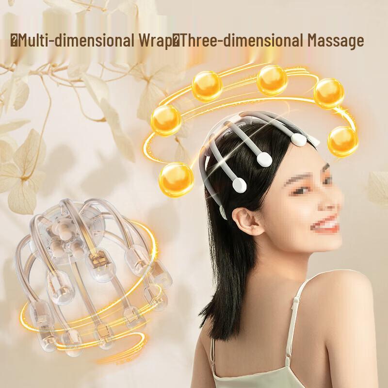 HEZHENG Electric Octopus Scalp Massager CN plug (adapter included)