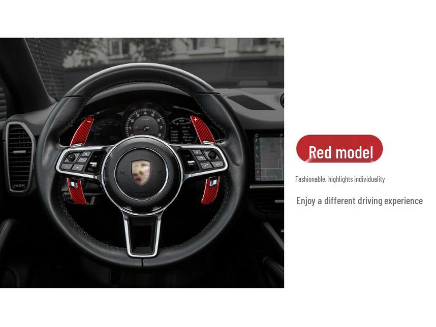 Padele schimbător de viteze din fibră de carbon T-carbon pentru Cayenne, Macan, Panamera, 911.