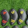 Equipment 4-9,P,S,A Embroidery Golf Club Cover Head Cover Golf Headcovers Golf Iron Headcover