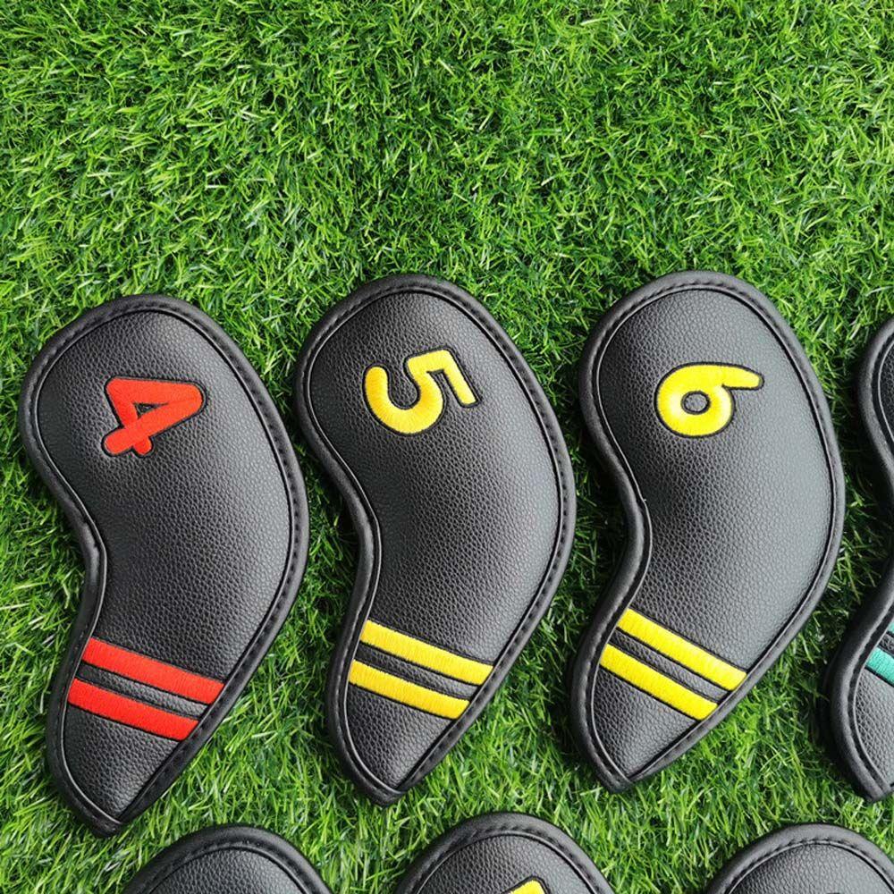 Equipment 4-9,P,S,A Embroidery Golf Club Cover Head Cover Golf Headcovers Golf Iron Headcover