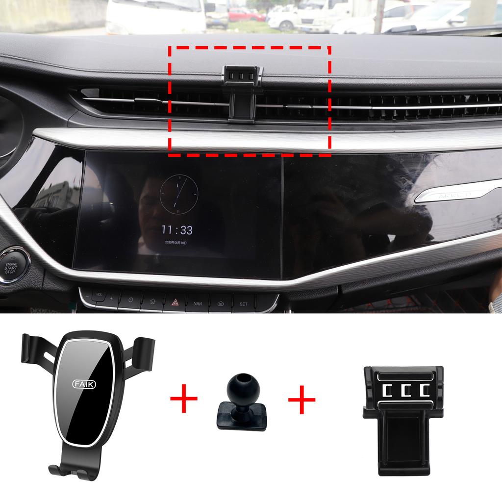 Car Mobile Phone Holder For Chery Arrizo 6 Pro 6 Plus Gt 2018~2025 Gps Bracket Navigation Stand Auto Accessories