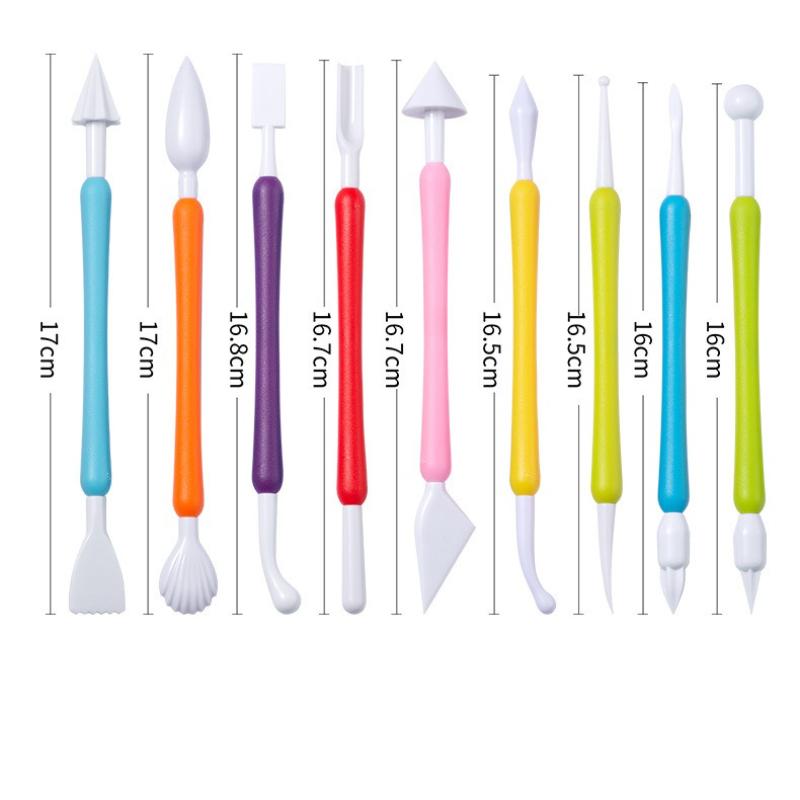 BEPAN Home Kitchen Baking Tools Fondant Tool Set Engraving Pen Chocolate Cake Flower Pen Kitchen Cream Pen Food Production