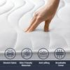The White Stone Antibacterial Foam Mattress | Height 20 Cm | Hypoallergenic 3D Air Cover
