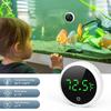 Upgraded Aquarium Thermometer, Digital Fish Tank Thermometer LED Display ±1°F, 5S Refresh Speed, Stick-on Thermometer for Aquariums, Glass