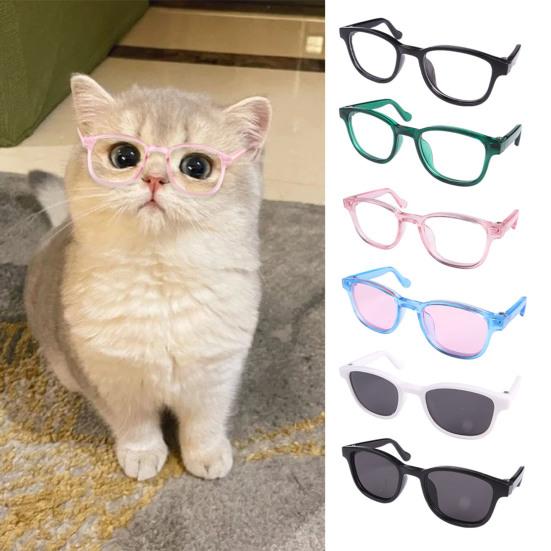 Pet Gözlük Moda Hafif Taşınabilir Pet Güneş Gözlüğü Rüzgar Koruma Köpekler Kediler Gözlük Pet Malzemeleri