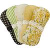 Sweet Cotton Cloth Pads for Discharge, Minina Liner, 5 Pads, Made In Japan (Mimosa)