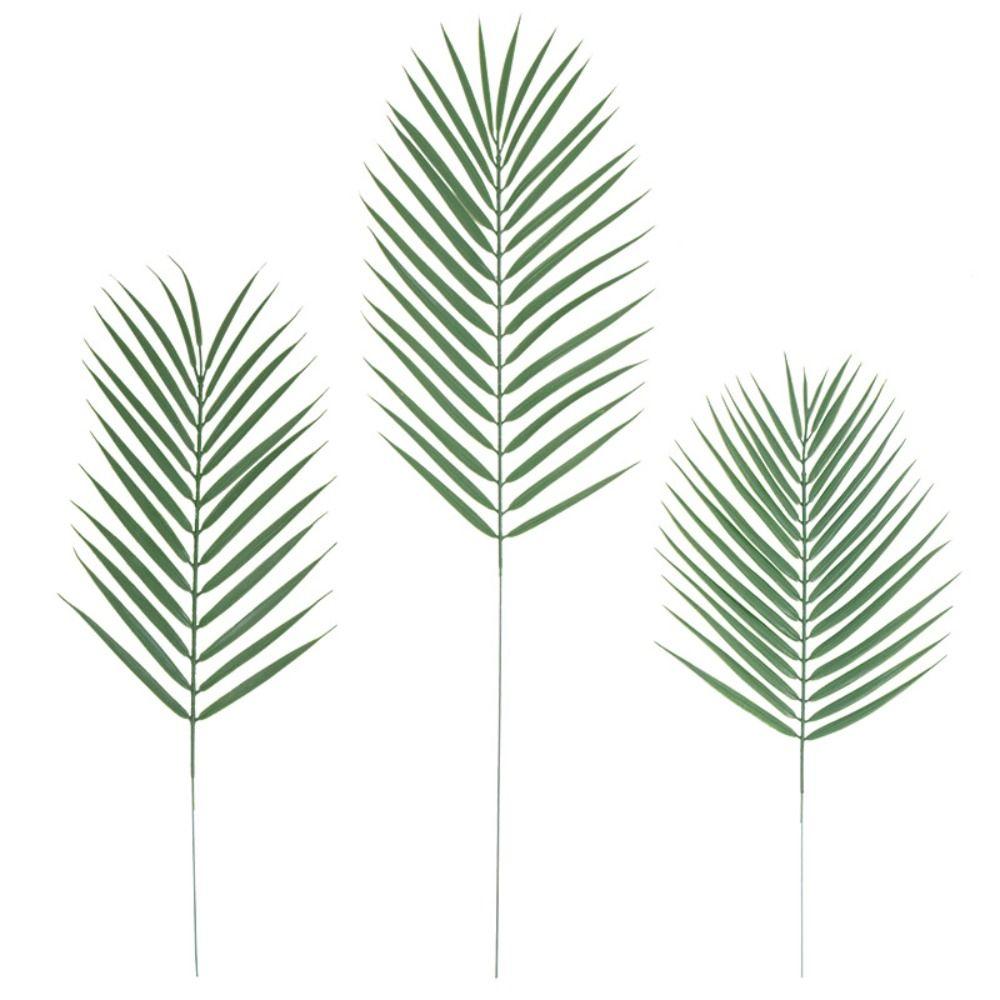 5pcs DIY Fake Tropical Palm Leaves Large Large Palm Leaves  Office Decor