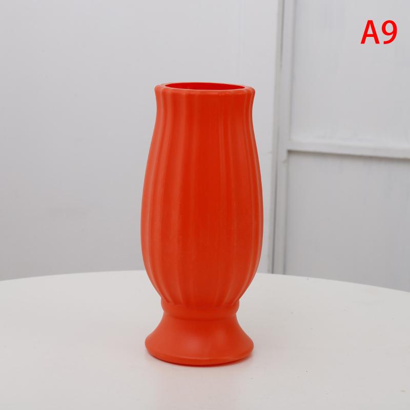 PP Vases Imitation Ceramic Flower Pot Nordic Decor Wedding Ramadan Outdoor Home Table DIY Gifts Bonsai Holiday Yard
