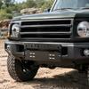 Carbon Steel Front Number Plate Bracket with Slotted Mounting Holes for Front-End License Plate and LED Light Bar
