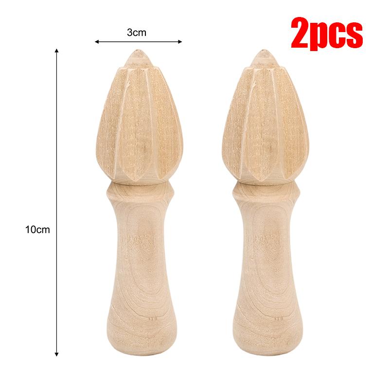 5/1pcs Wooden Lemon Juicer Hand Held Lemon Citrus Orange Quick Juicing Reamer Portable Wood Squeezer Kitchen Gadgets Fruit Tools