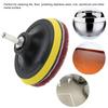 Tile Scrubber Metal Polishing Cleaning Pads Brushes Drill Attachment Cleaner Tool with Shaft