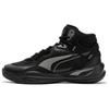 Playmaker Pro Moda Versatile Antiscivolo Resistente Scarpe da Basket High-Top Uomo Sneakers Nere 377902-06