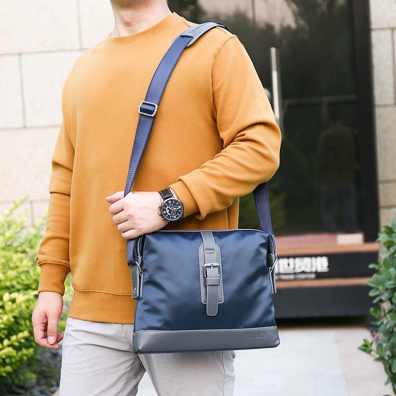 Large-capacity Casual New Men's One-shoulder Cross-shoulder Oxford Cloth Horizontal Back Bag